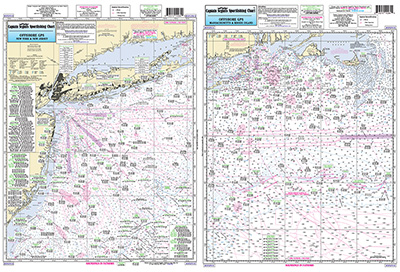Offshore: Canyon chart off MA, RI, CT, NY, NJ